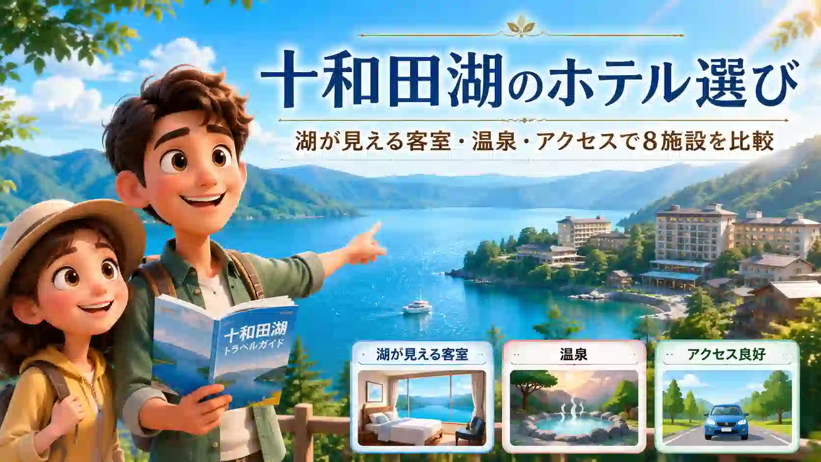 十和田湖のホテルを湖の眺望・温泉・アクセスで比較する記事